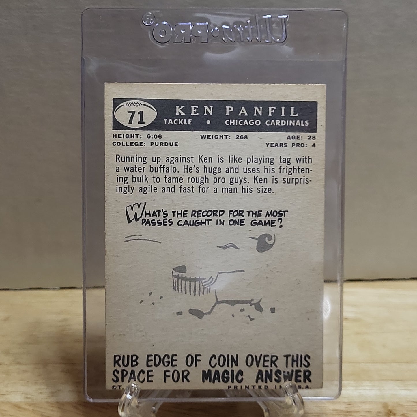 1959 Topps Ken Panfil #71