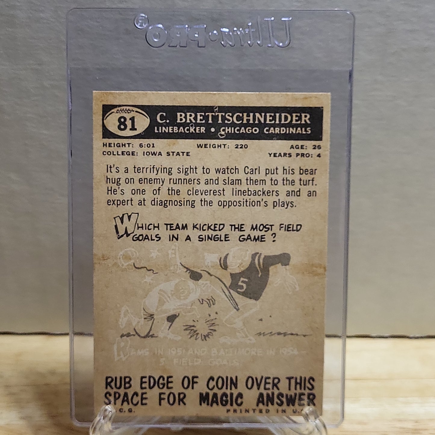 1959 Topps Carl Brettschneider #81