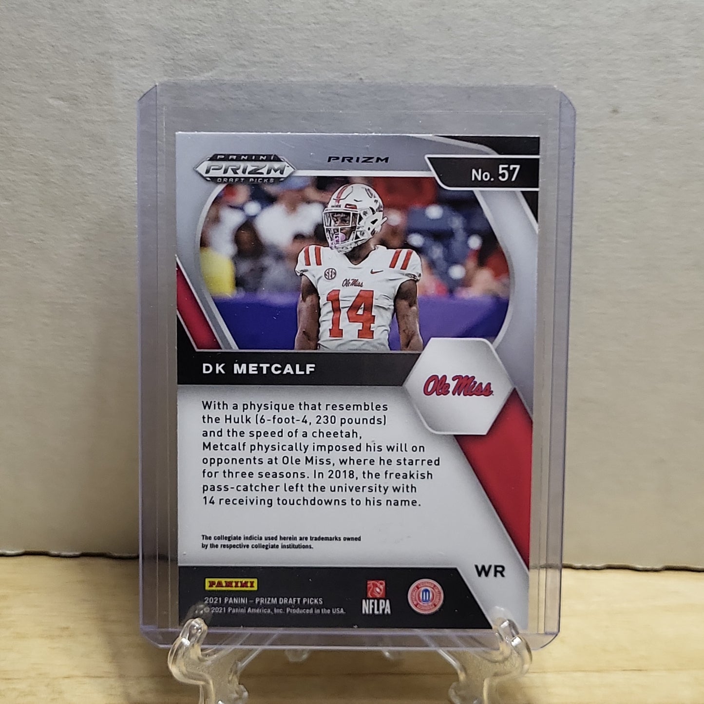 2021 Panini Prizm Draft Picks DK Metcalf Green #57