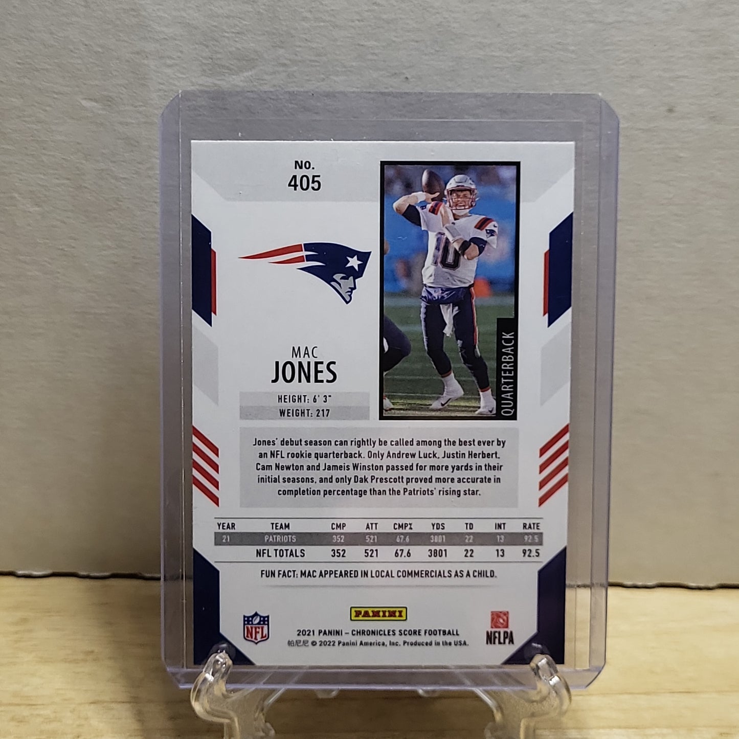 2021 Panini Chronicles Score Mac Jones RC #405