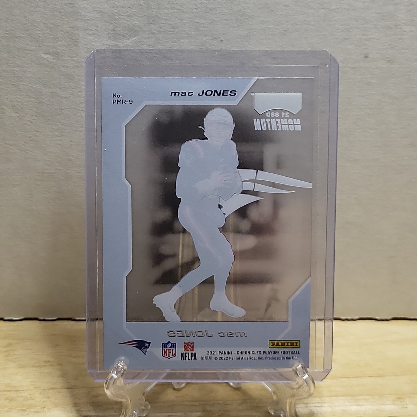 2021 Panini Chronicles Playoff Momentum Rookies Mac Jones #PMR9