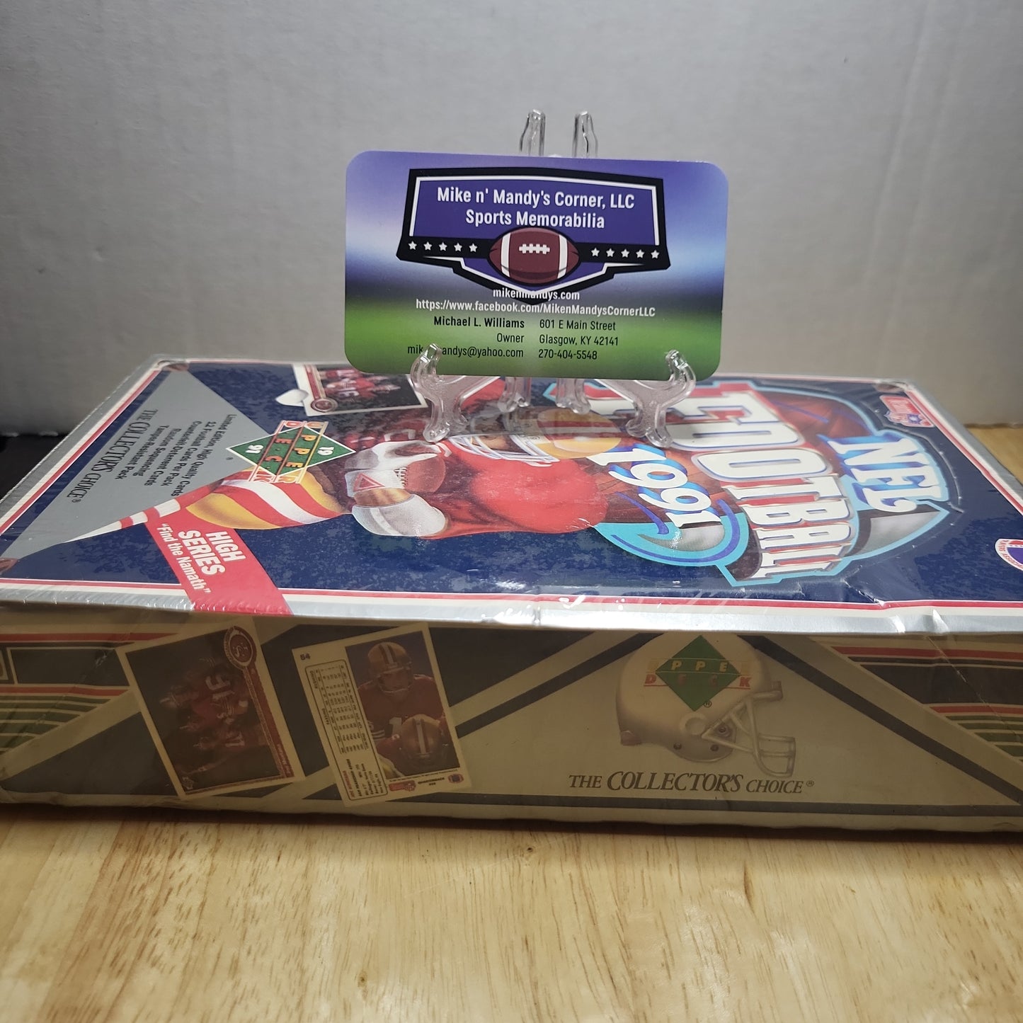 1991 Upper Deck Football The Collector's Choice High Series "Find The Montana" Wax Box