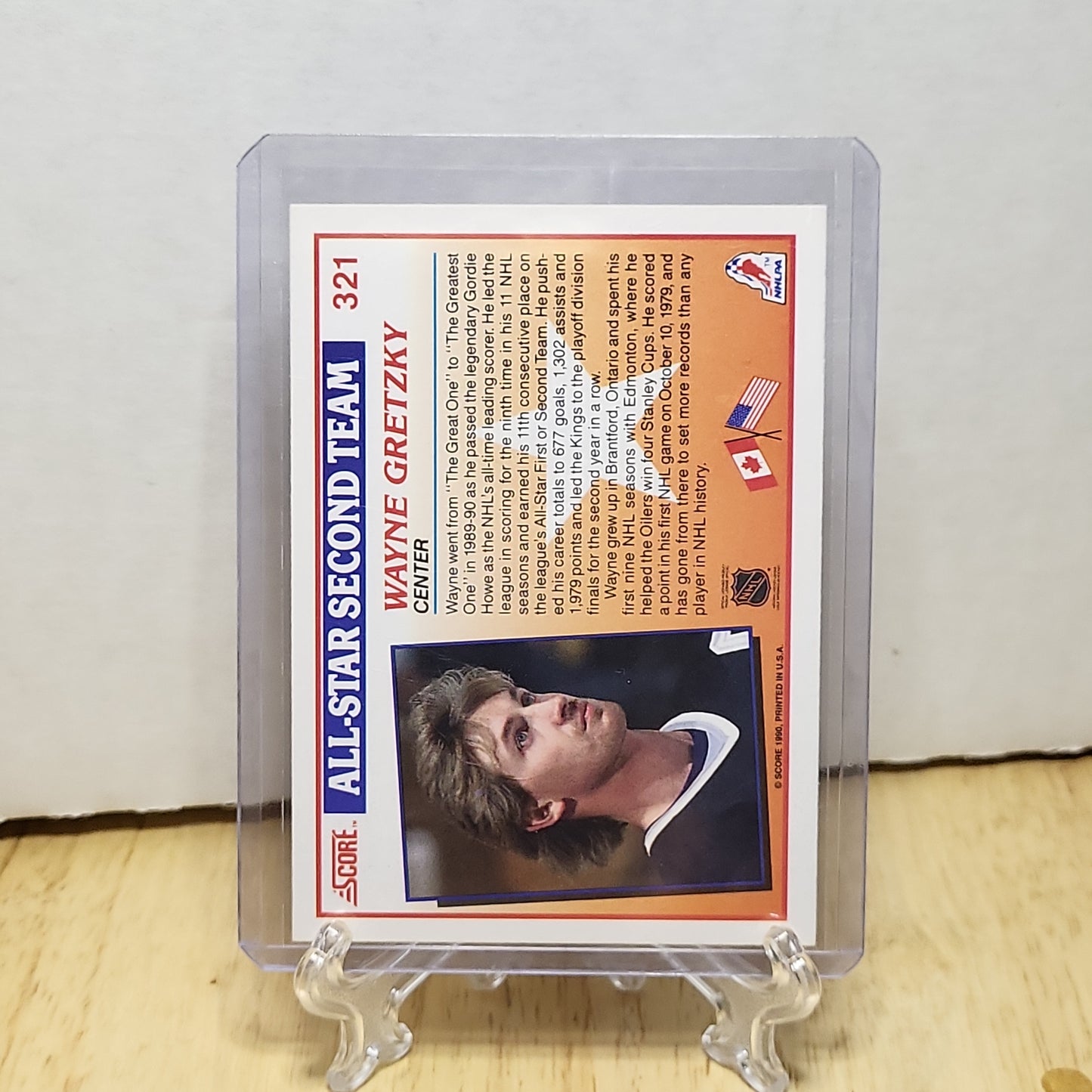 1990 Score All-Star Wayne Gretzky #321