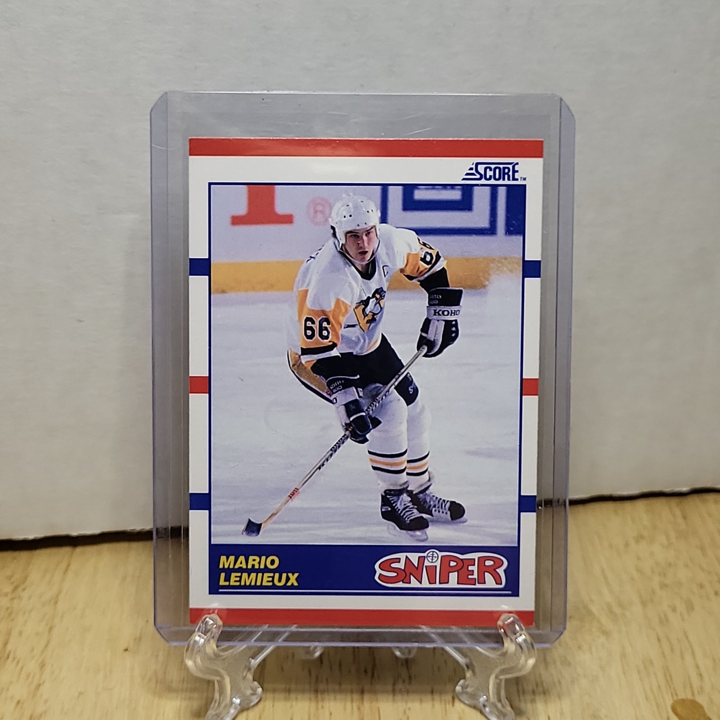 1990 Score Sniper Mario Lemieux #337