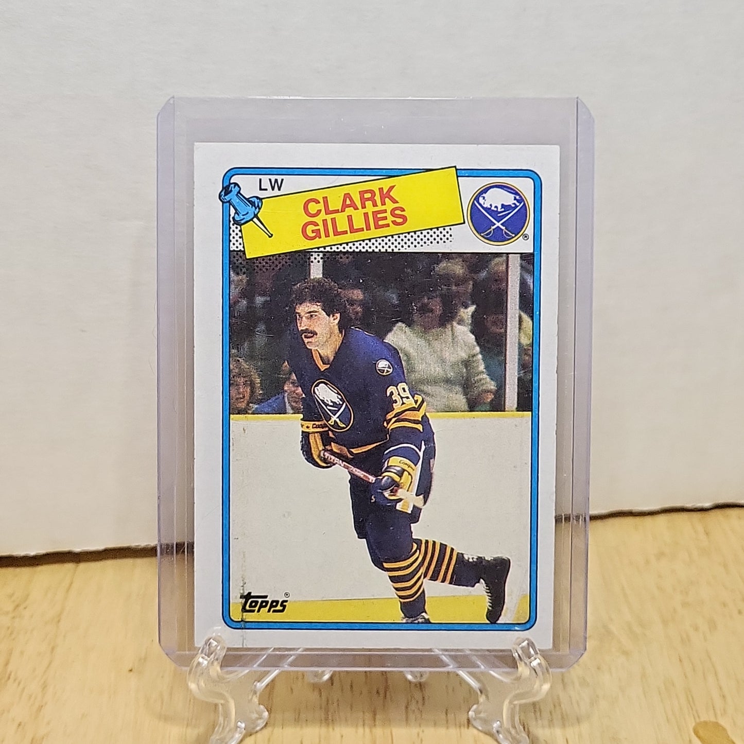 1988 Topps Clark Gillies #80