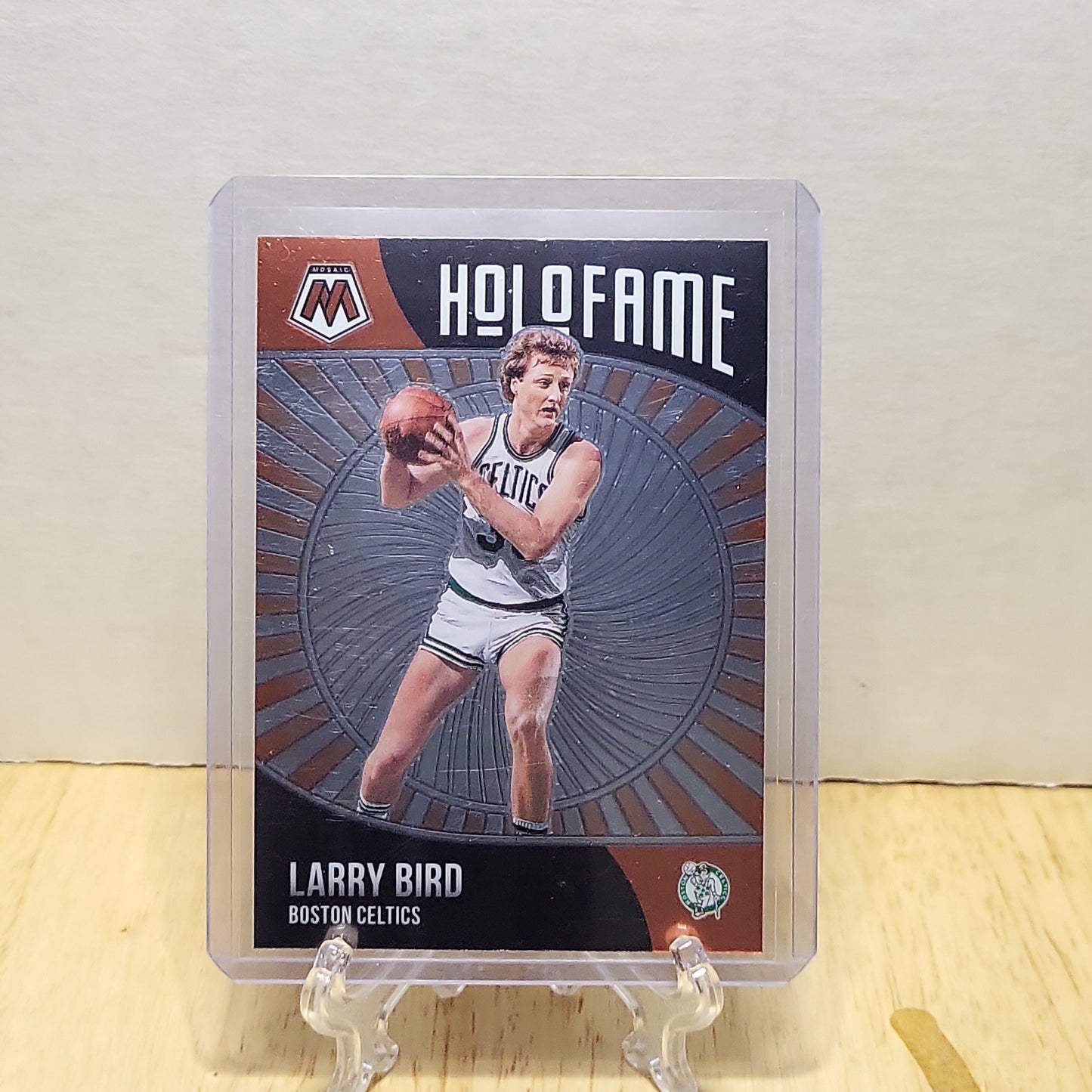 2020-21 Mosaic HoloFame #4 Larry Bird