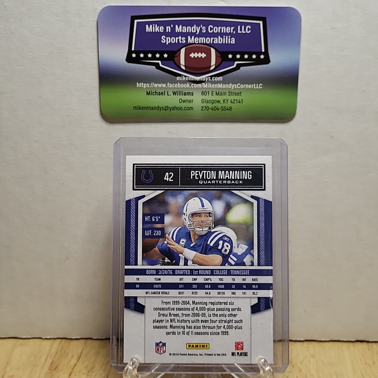 2010 Classics #42 Peyton Manning