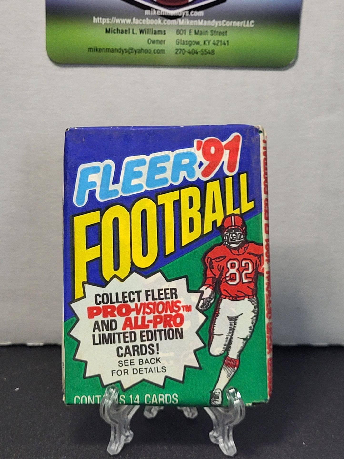 1991 Fleer Football Trading Cards Wax Packs (lot of 3)