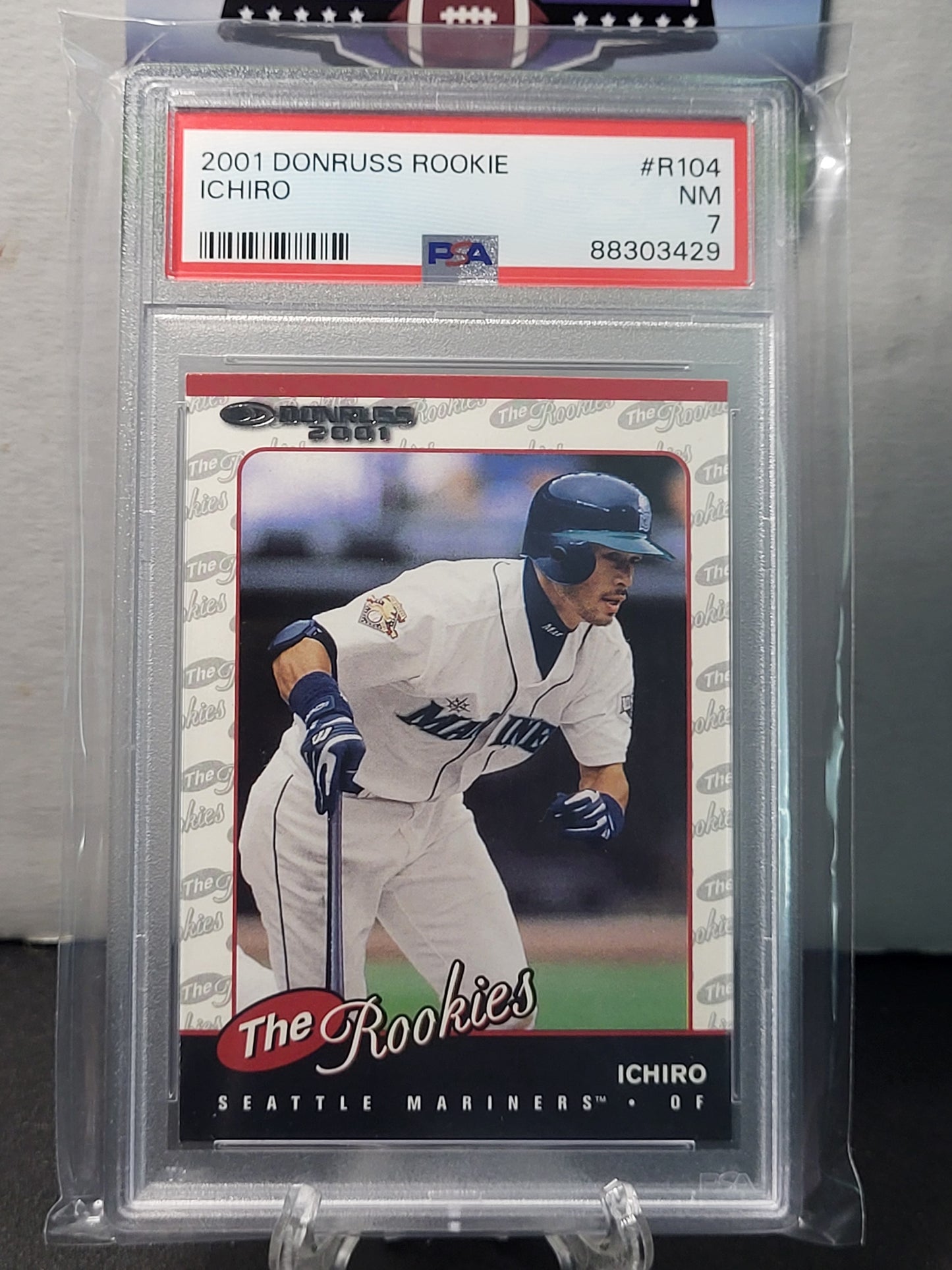 2001 Donruss Rookie R104 Ichiro PSA NM 7