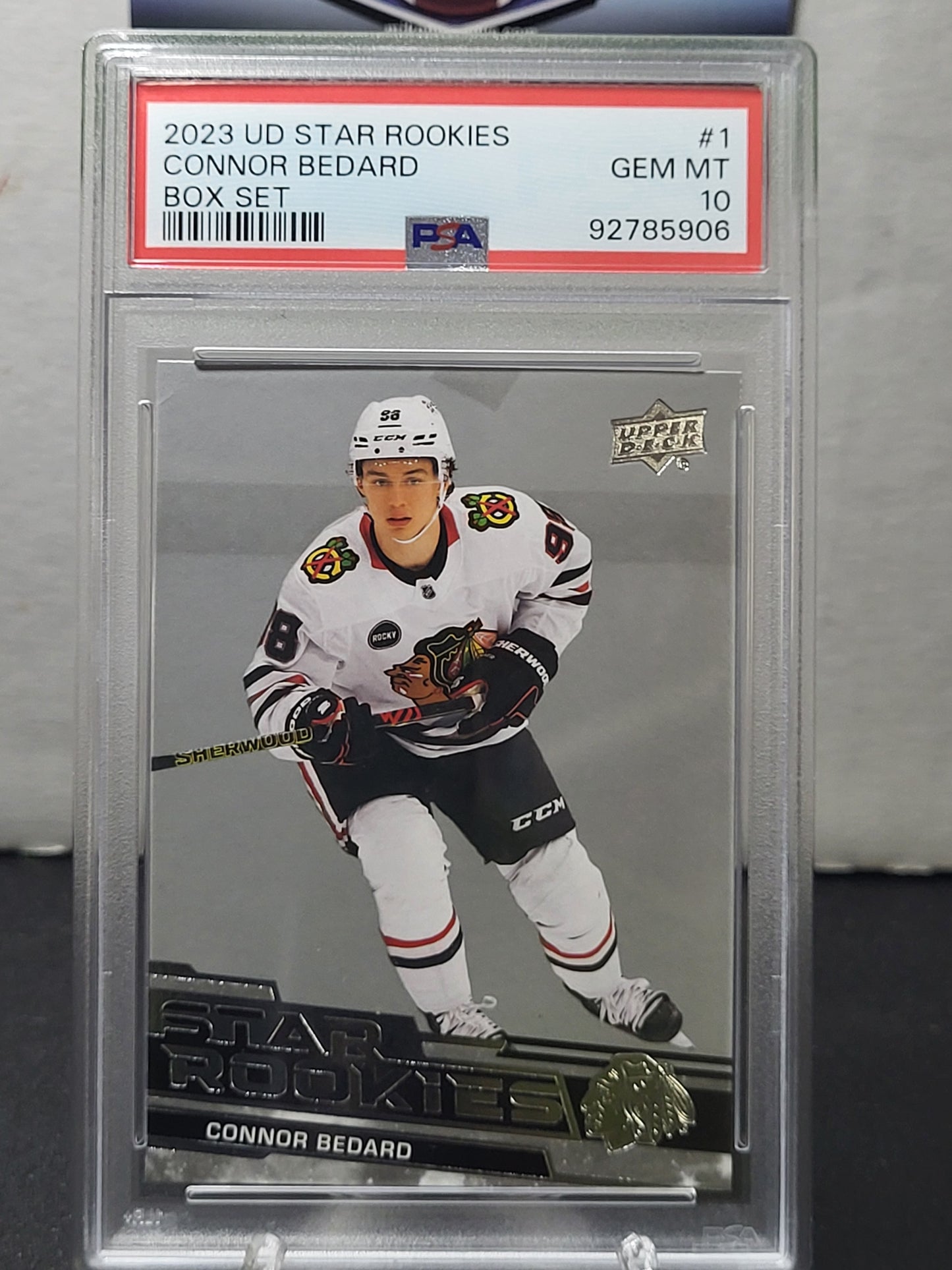 2023 Upper Deck Star Rookies Box Set 1 Connor Bedard RC PSA GEM MT 10