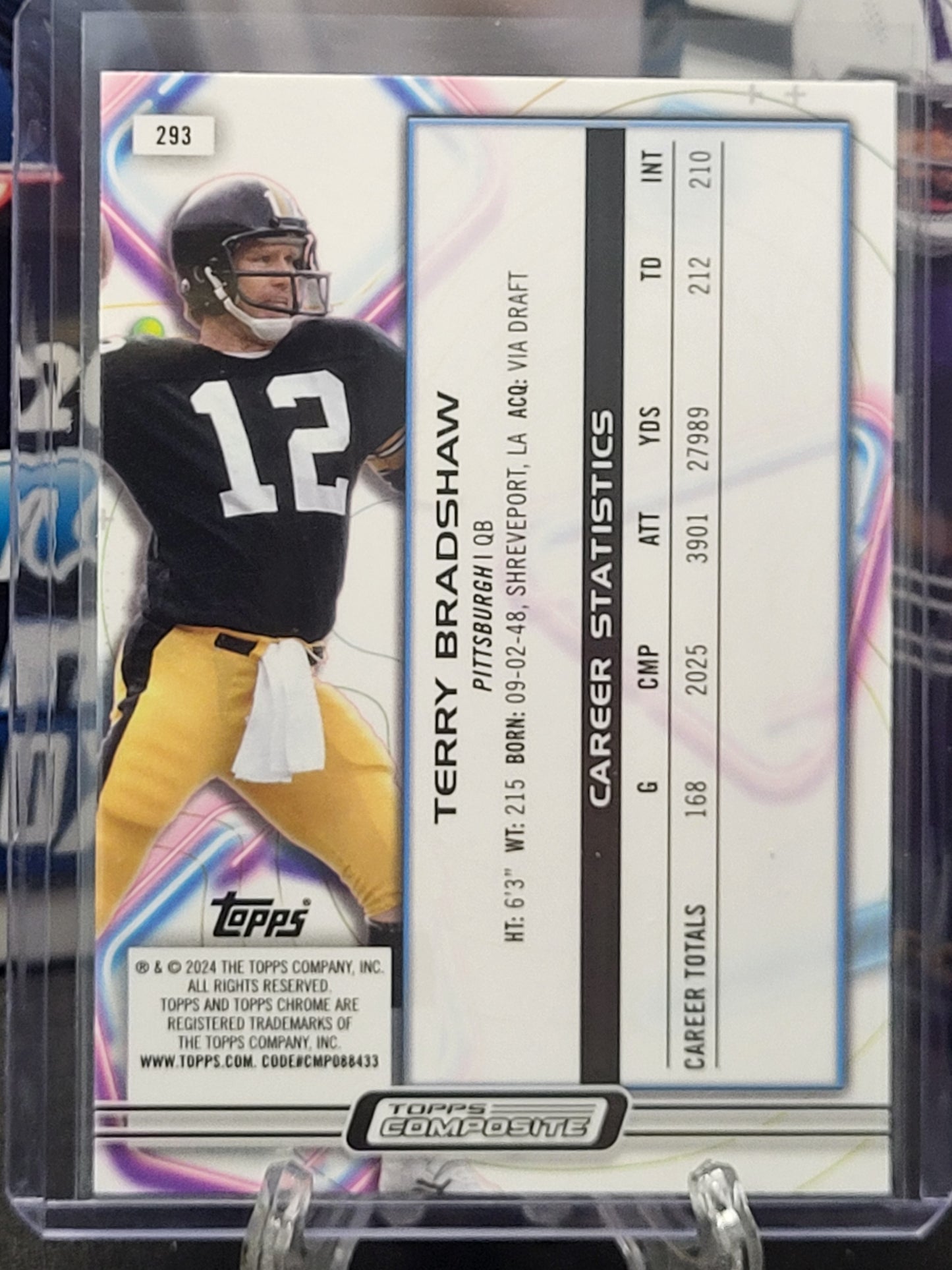 2023 Topps Composite Cosmic 293 Terry Bradshaw