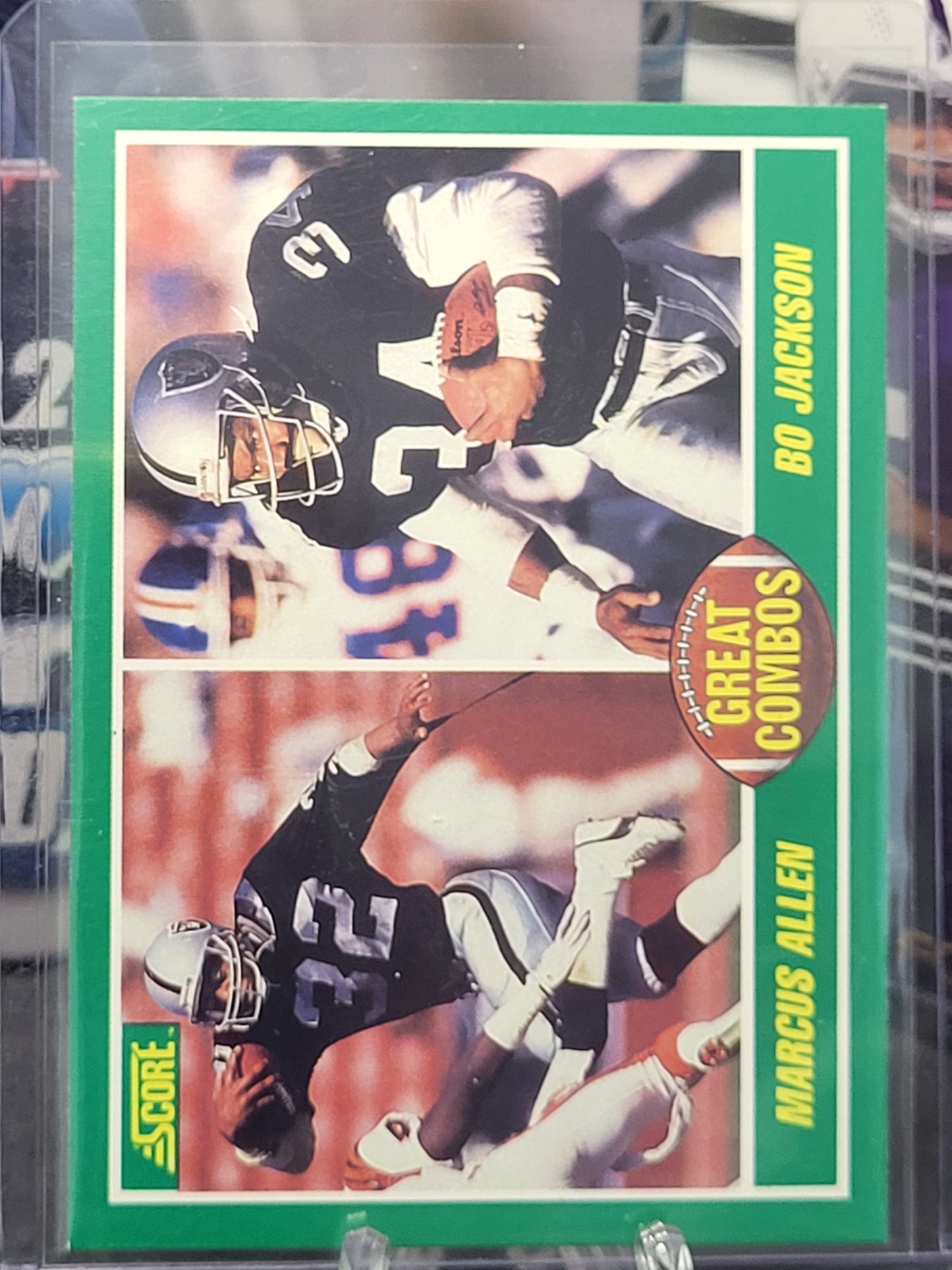 1989 Score Great Combos 284 Bo Jackson/Marcus Allen