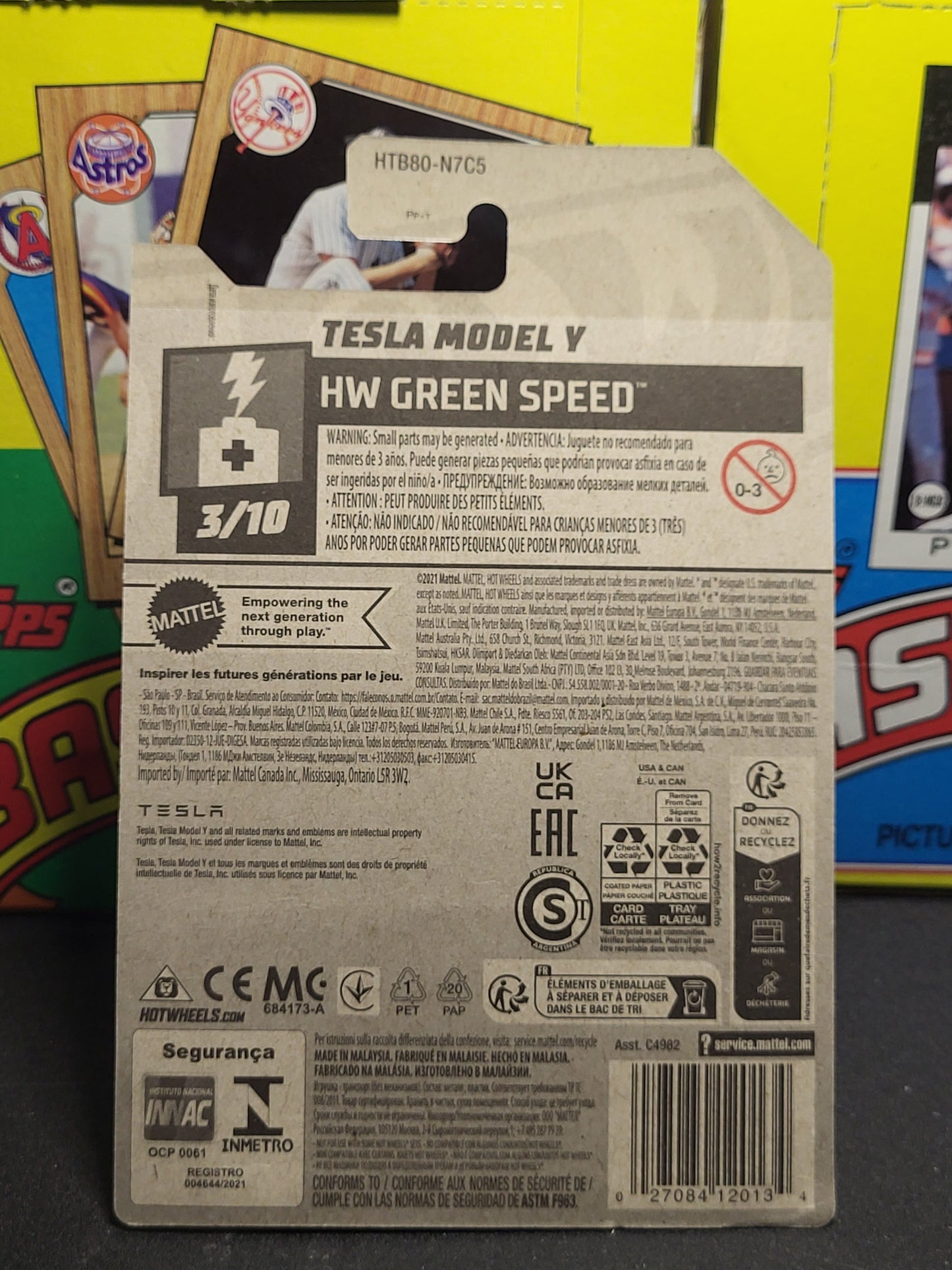 2024 Hot Wheels Tesla Model Y (HW Green Speed) 15/250