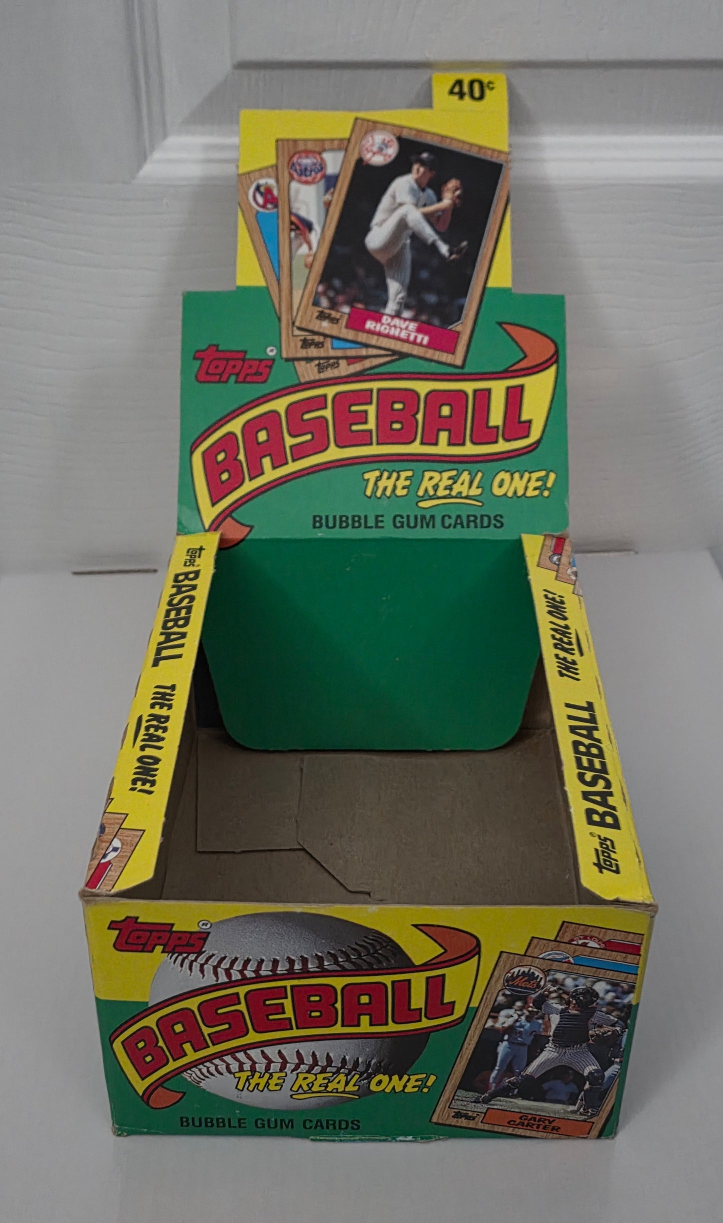 1987 Topps Baseball Wax Display Box (empty)