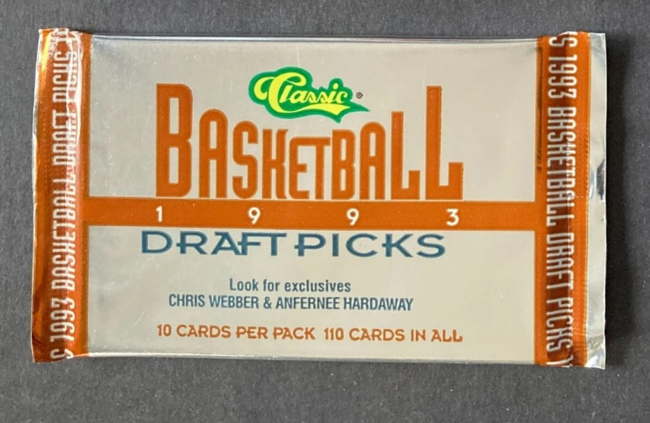 1993 Classic Basketball Draft Picks Pack (10 cards)