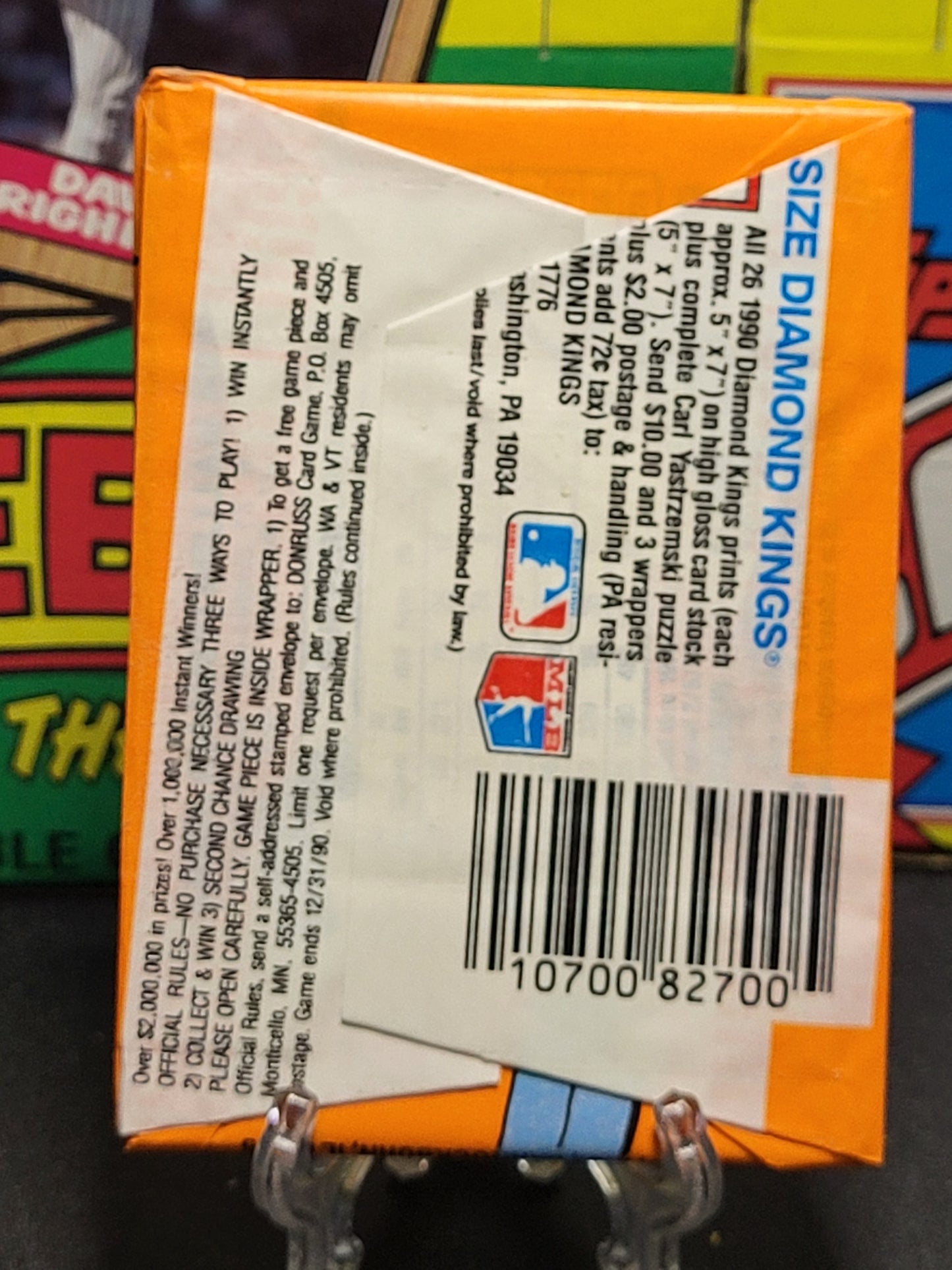 1990 Donruss Baseball Wax Pack (16 cards)