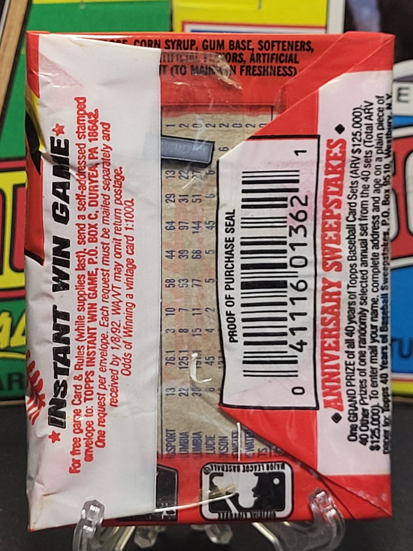 1991 Topps Baseball Wax Pack (15 cards)