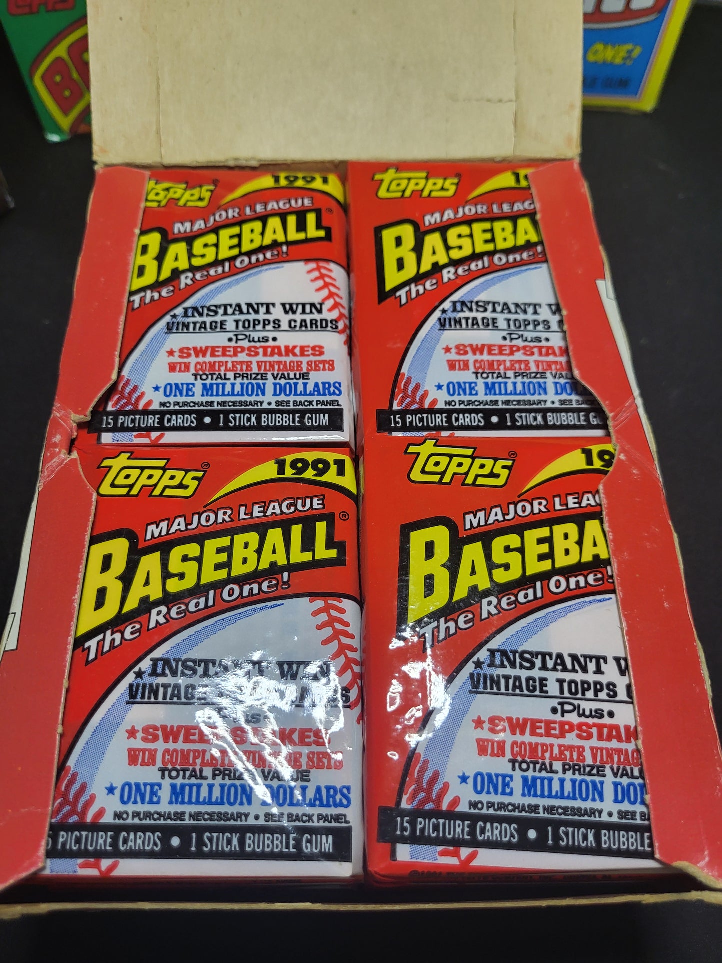 1991 Topps Baseball Wax Pack (15 cards)