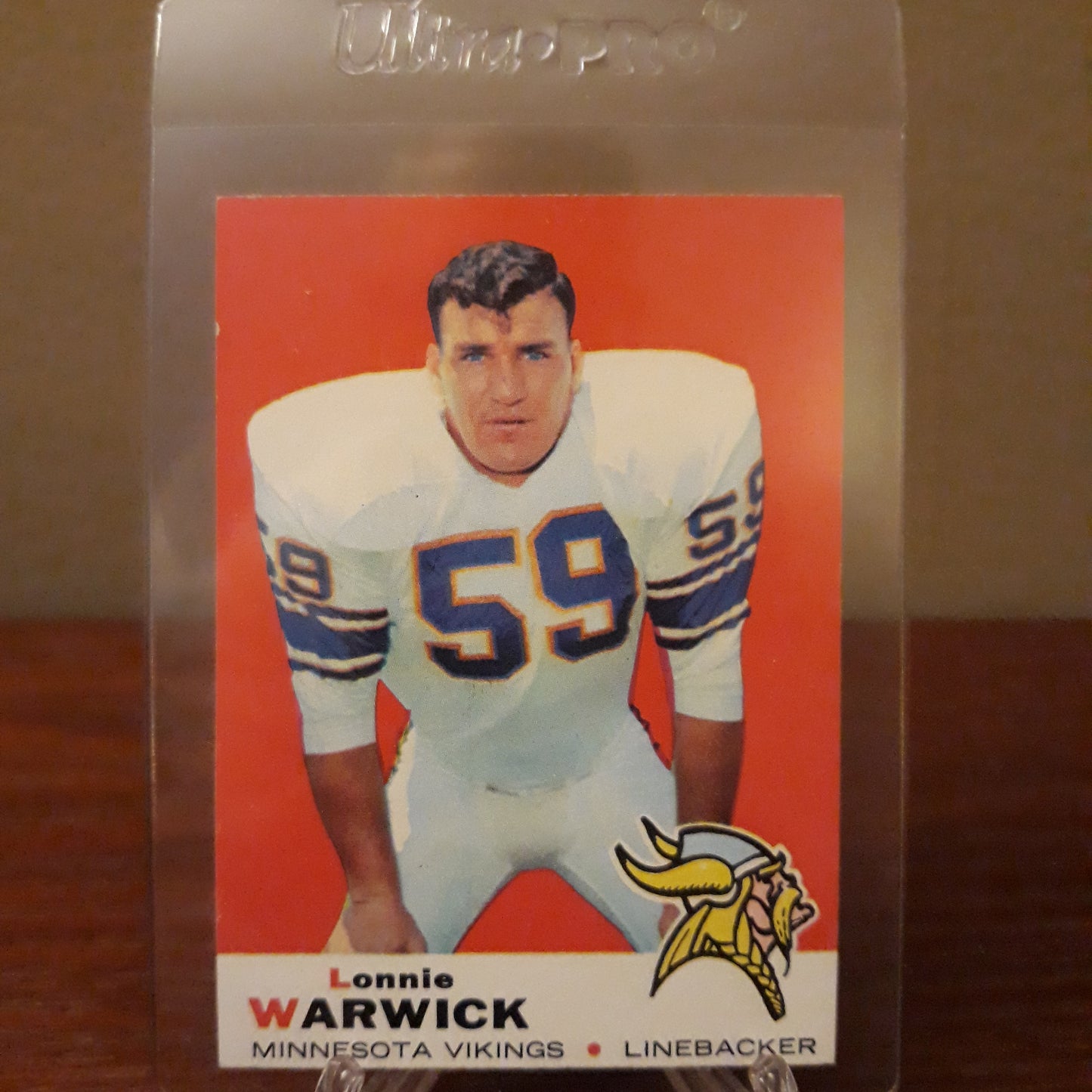 1969 Topps Football Lonnie Warwick #57