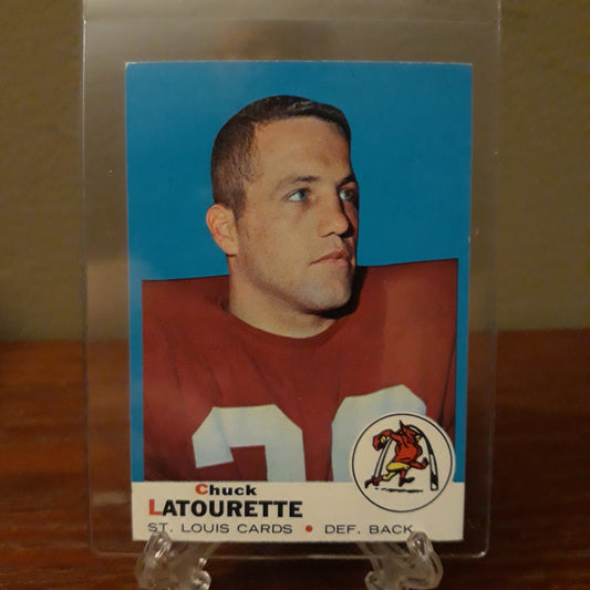 1969 Topps Football Chuck LaTourette #112