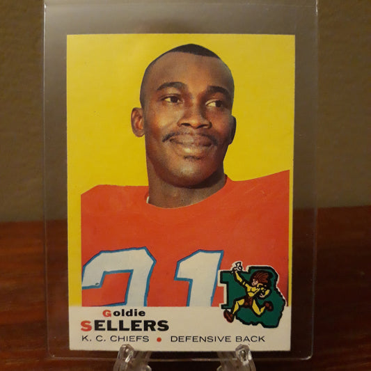 1969 Topps Football Goldie Sellers #119