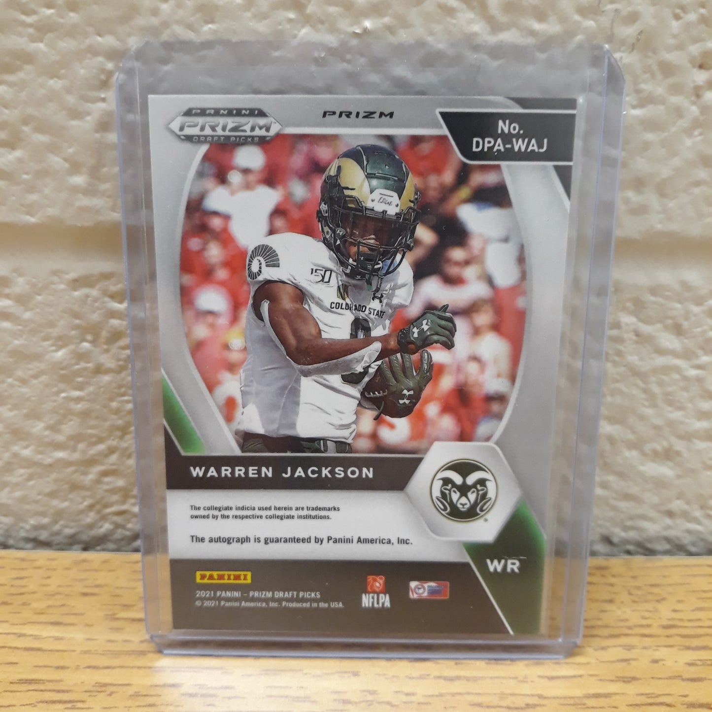 2021 Prizm Draft Picks Autographs Gold Ice Warren Jackson