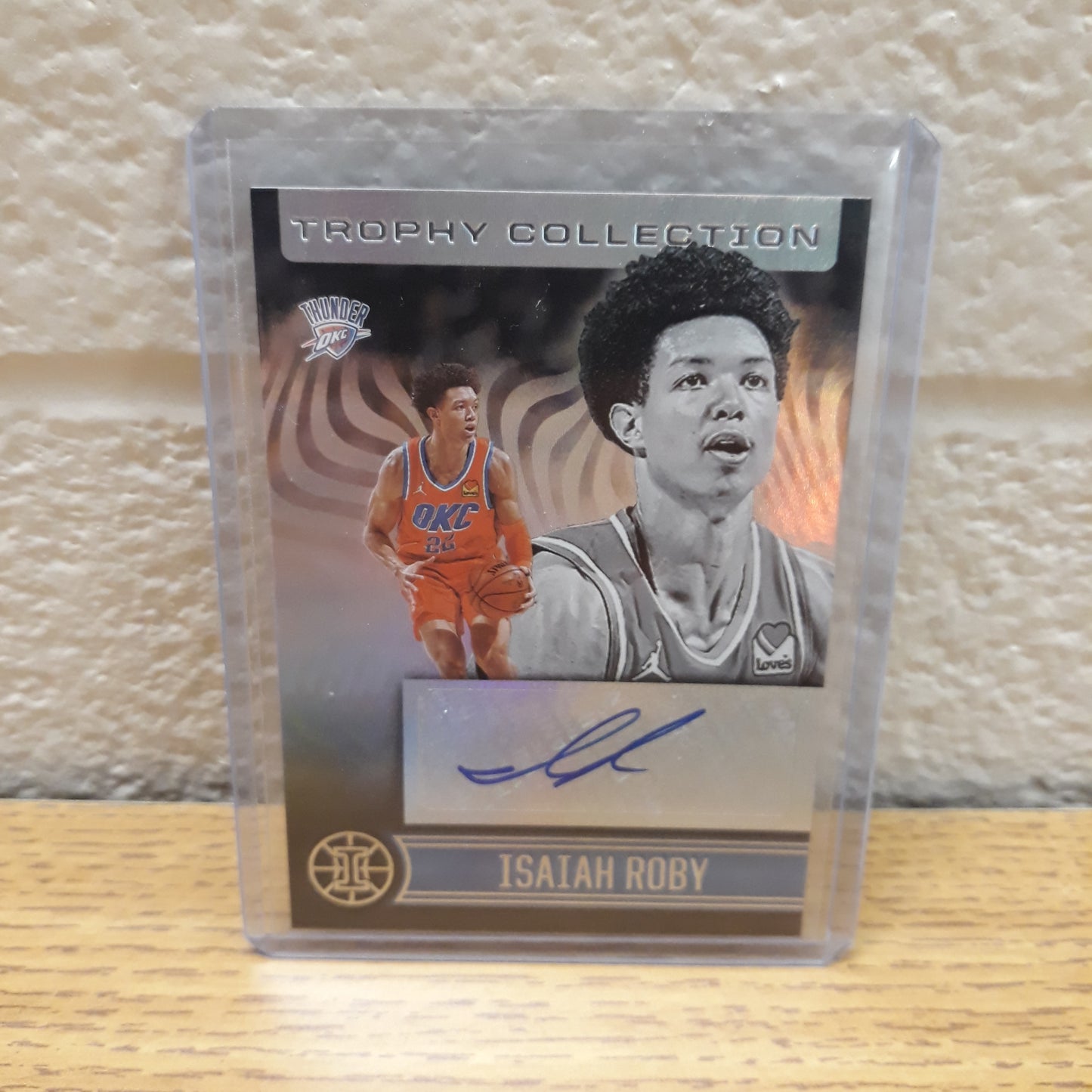2020-21 Panini Illusions Trophy Collection Signatures Isaiah Roby