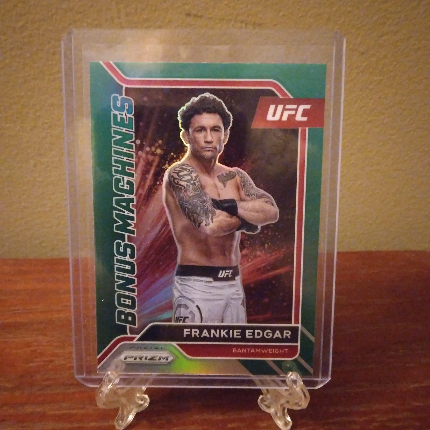 2022 Prizm UFC Bonus Machines Green Frankie Edgar #9