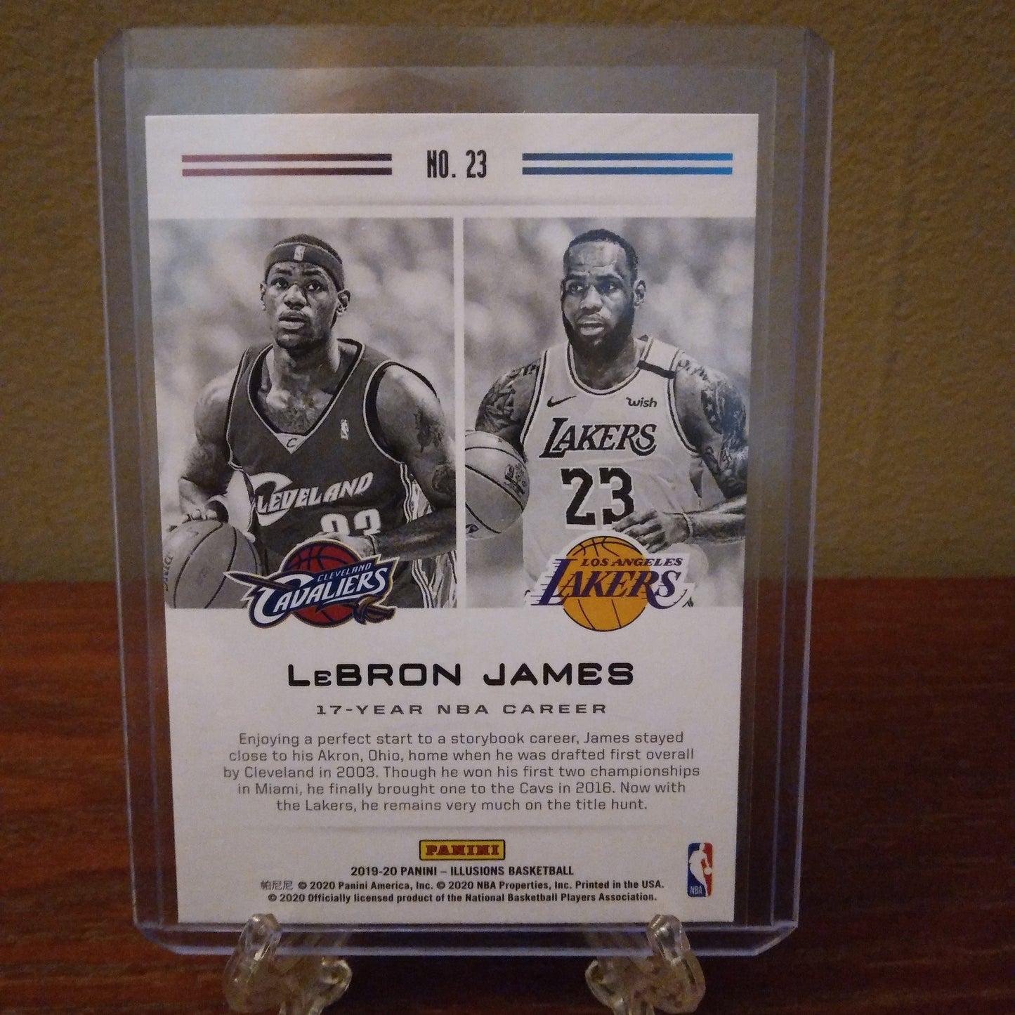 2019-20 Illusions Career Lineage Lebron James #23
