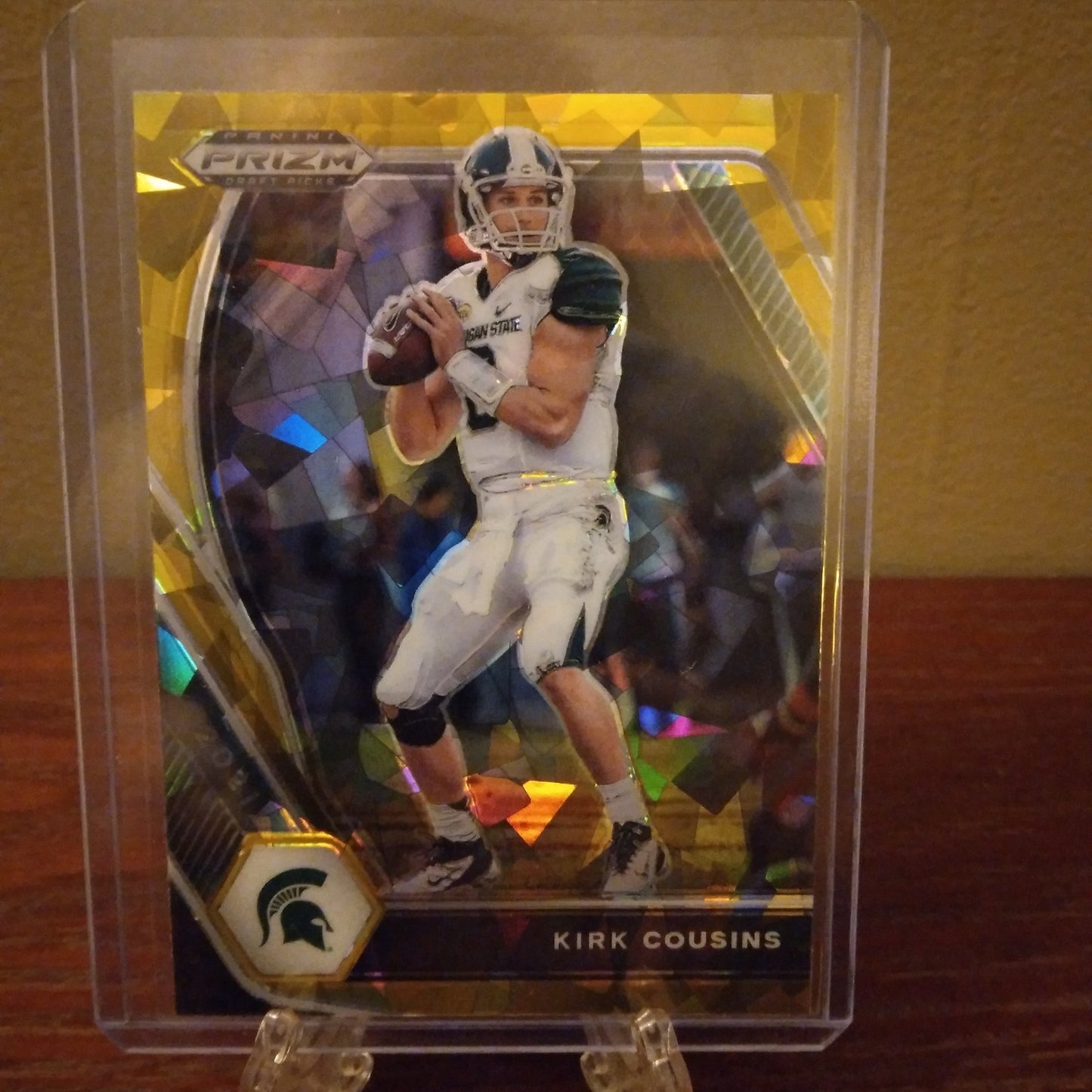 2021 Prizm Draft Picks Gold Ice Kirk Cousins #22