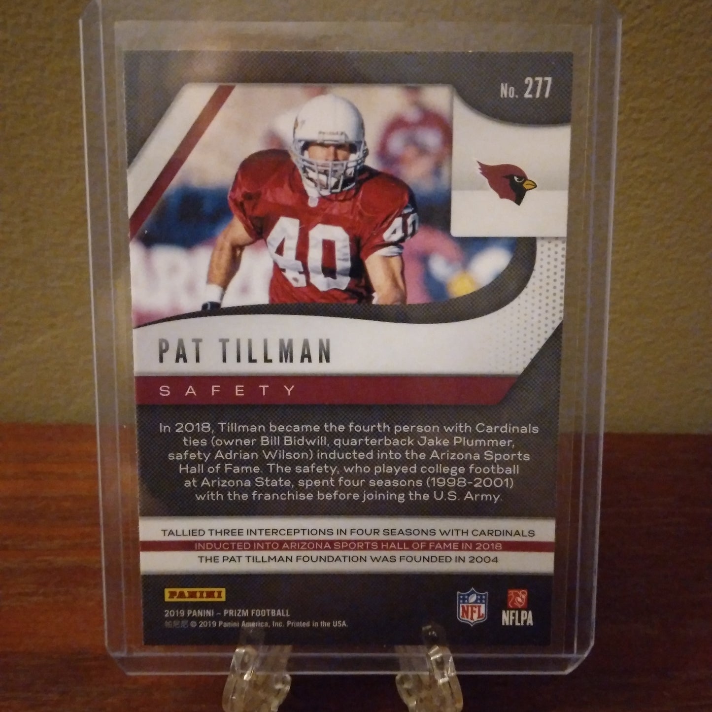 2019 Prizm Pat Tillman #277
