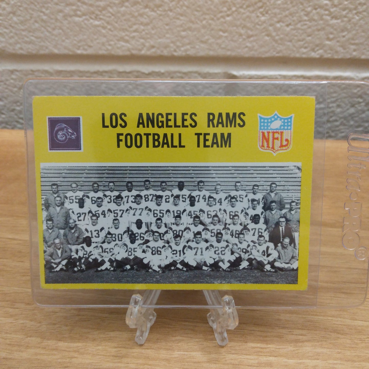 1967 Philadelphia LA Rams Football Team Card #85