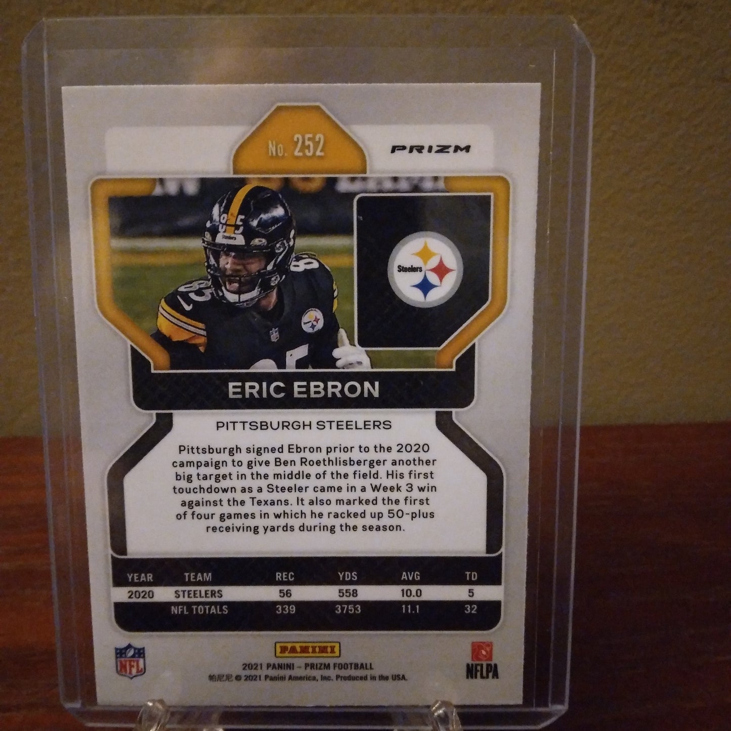 2021 Prizm Silver Prizm Eric Ebron #252