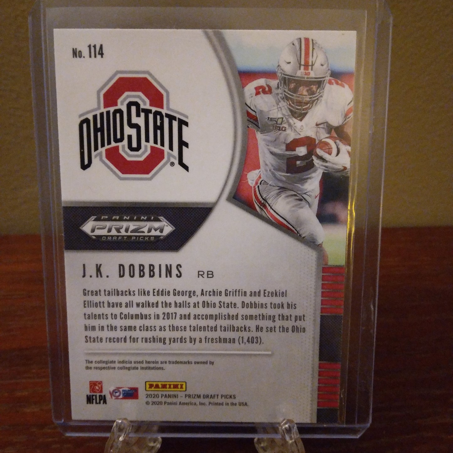 2020 Prizm Draft Picks J.K. Dobbins RC #114