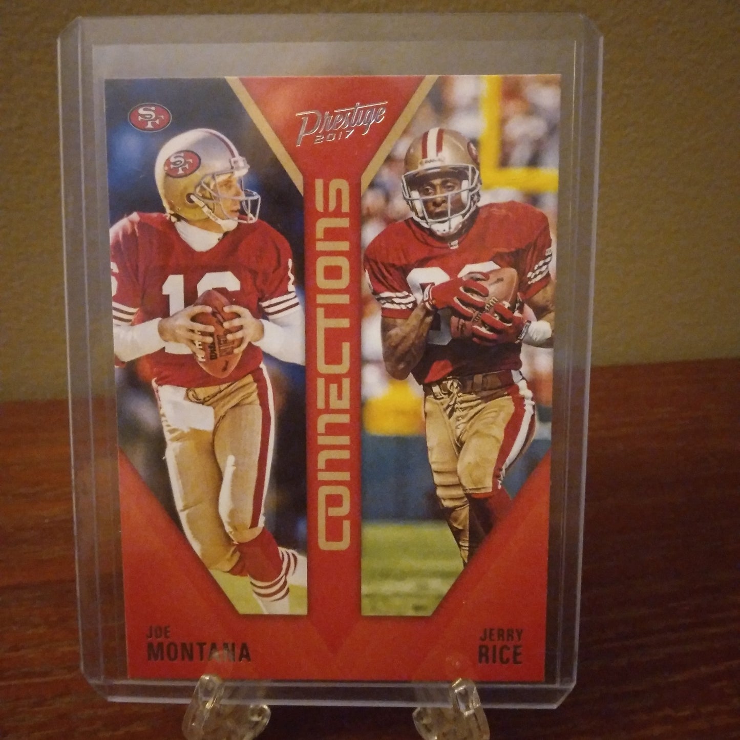 2017 Prestige Connections Joe Montana/Jerry Rice #21
