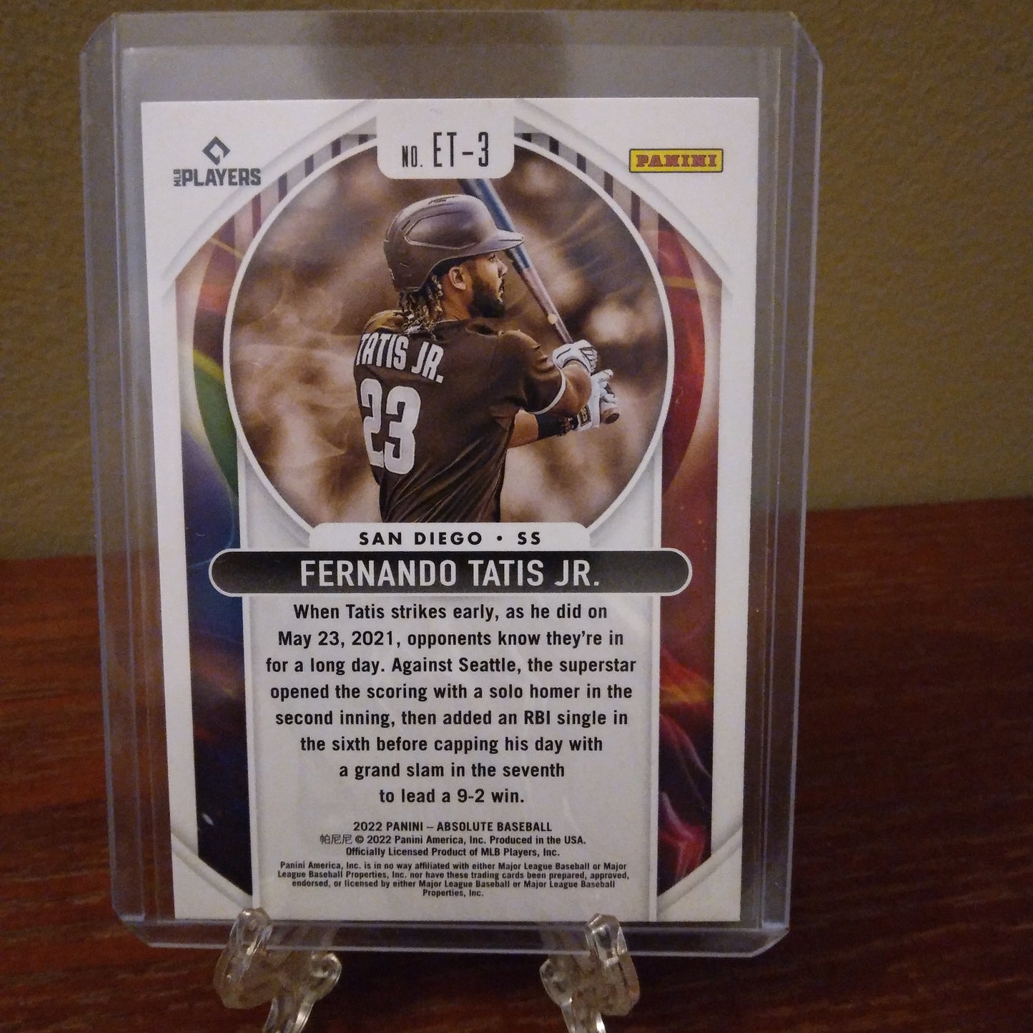 2022 Absolute Extreme Team Lava Parallel Fernando Tatis Jr. #3