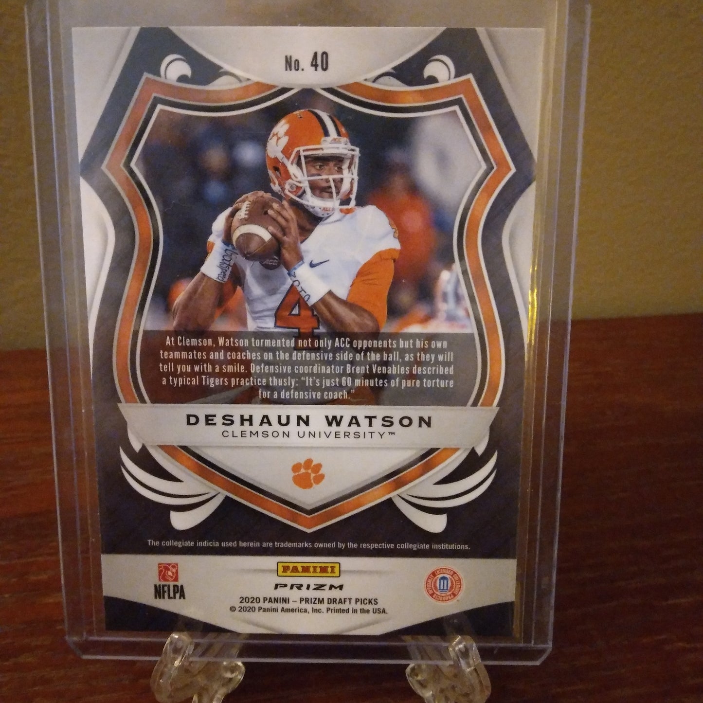 2020 Prizm Draft Picks Crusade Red Deshaun Watson #40