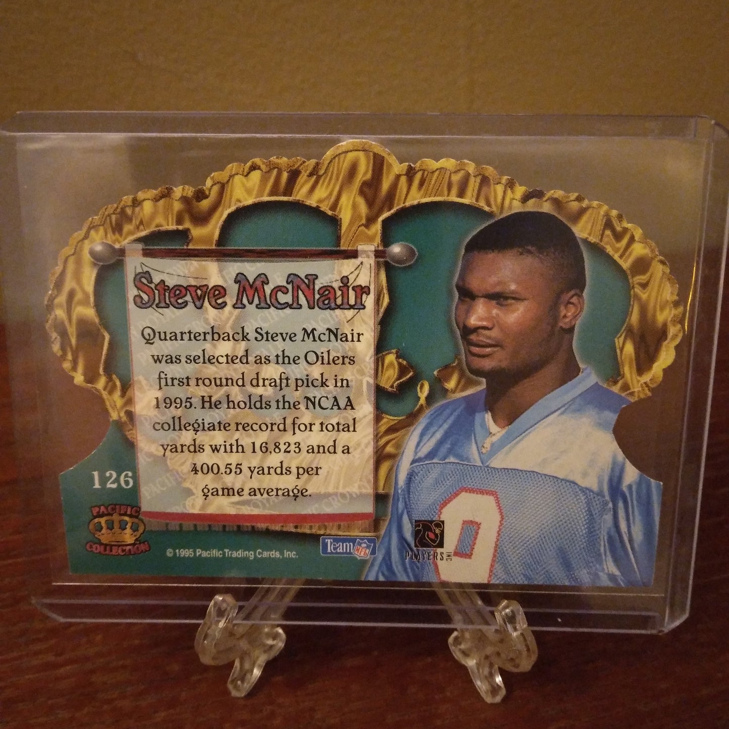 1995 Pacific Crown Royale Steve McNair Rookie Card #126