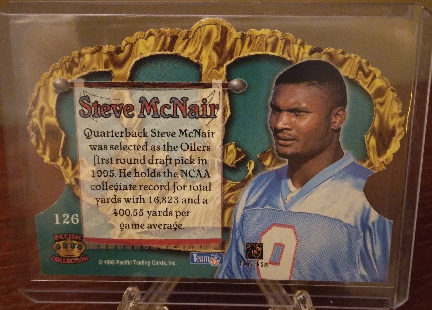 1995 Pacific Crown Royale Steve McNair Rookie Card #126