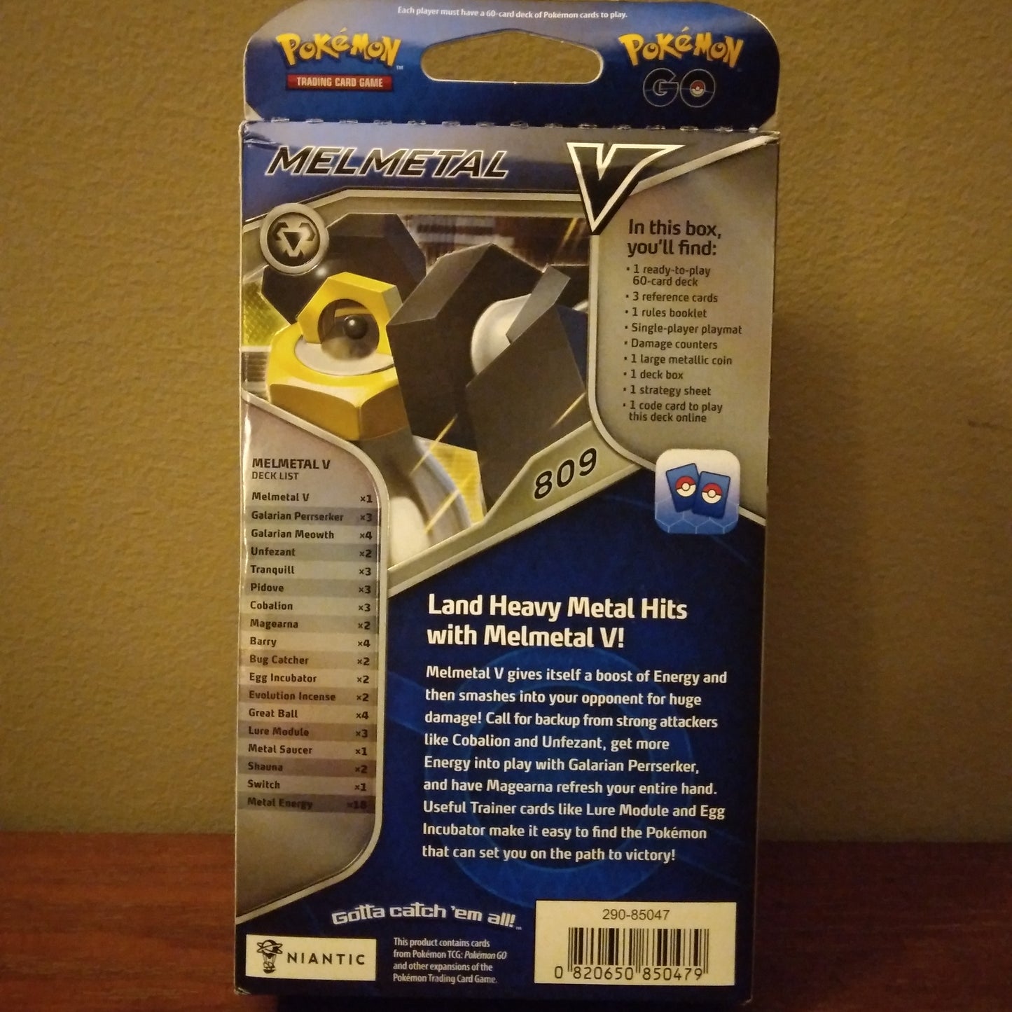 2022 Pokemon T.C.G. MelMetal V Battle Deck