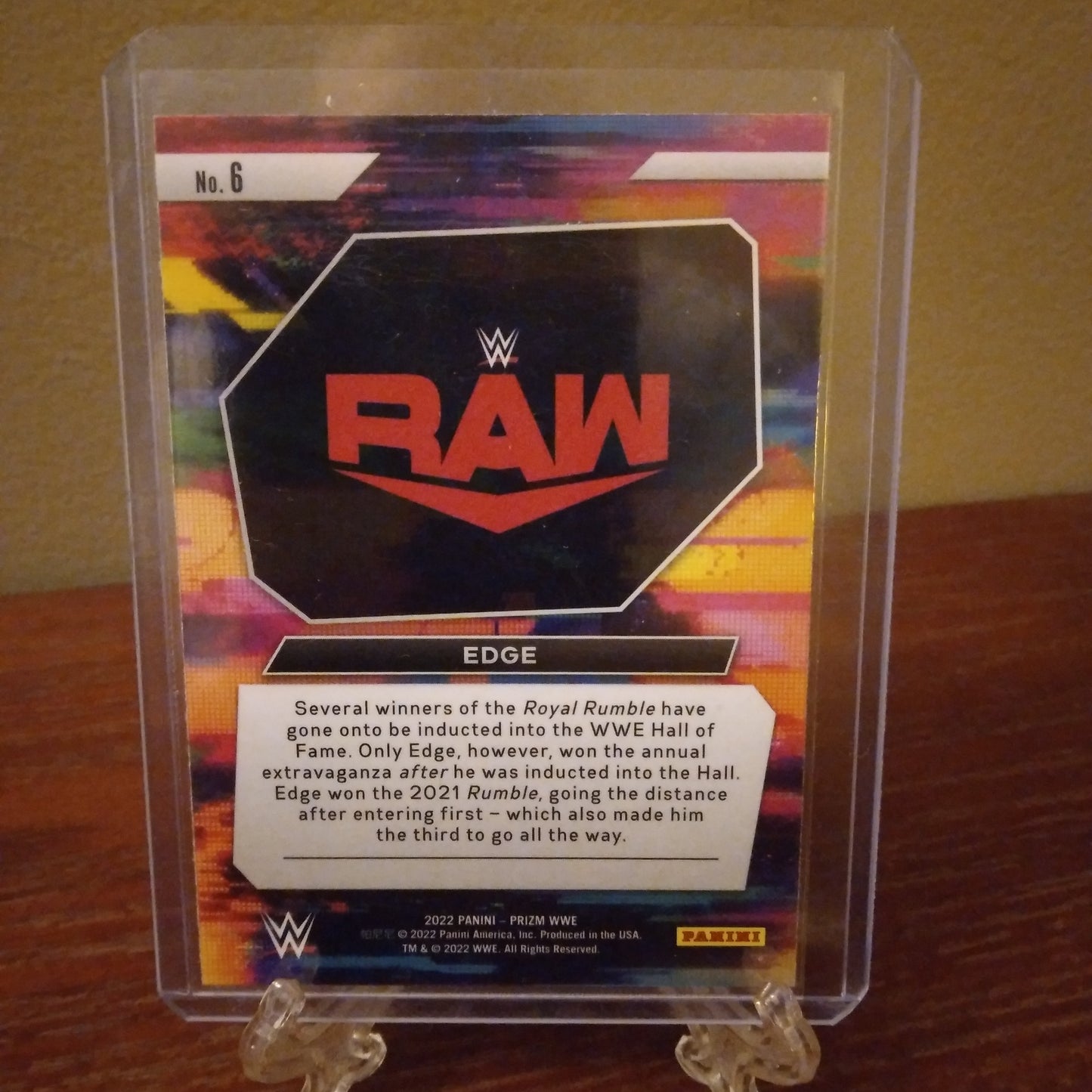 2022 Prizm WWE Next Level Edge #6