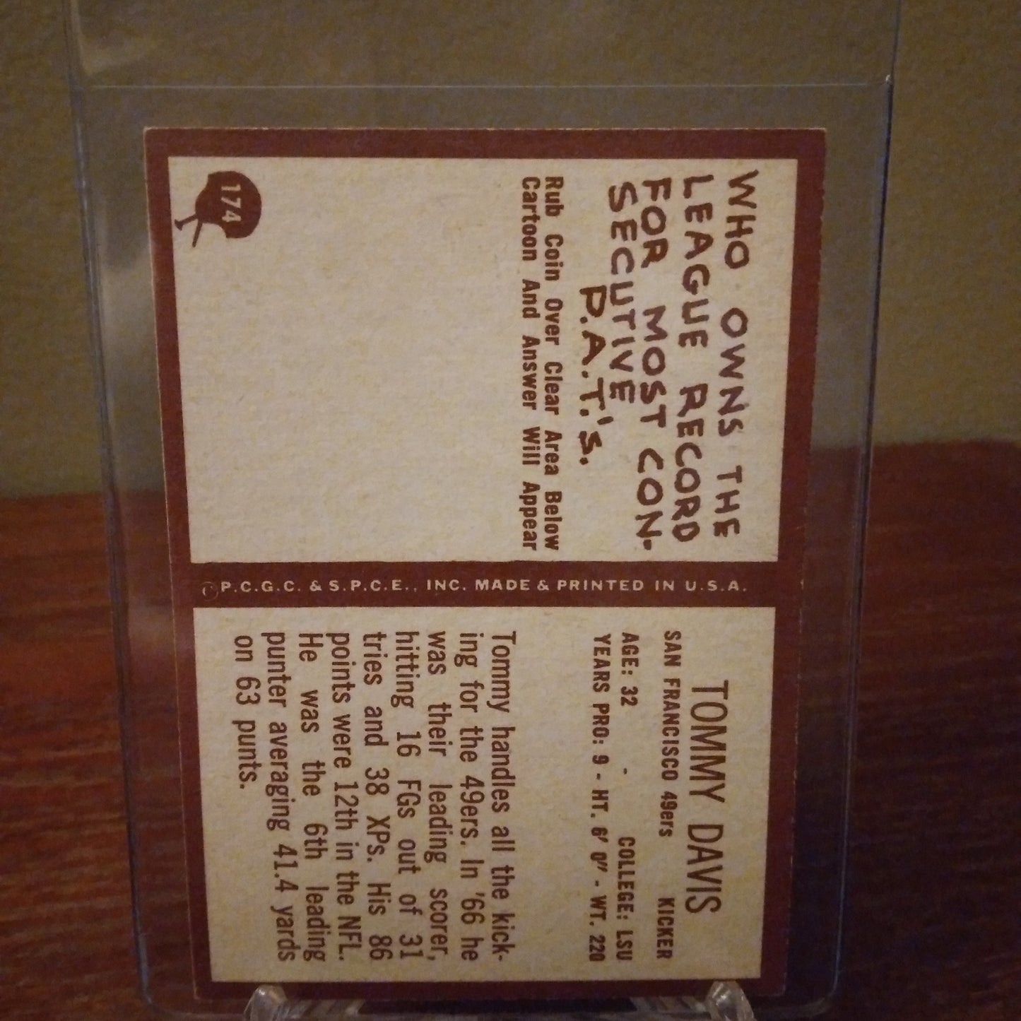 1967 Philadelphia Tommy Davis #174
