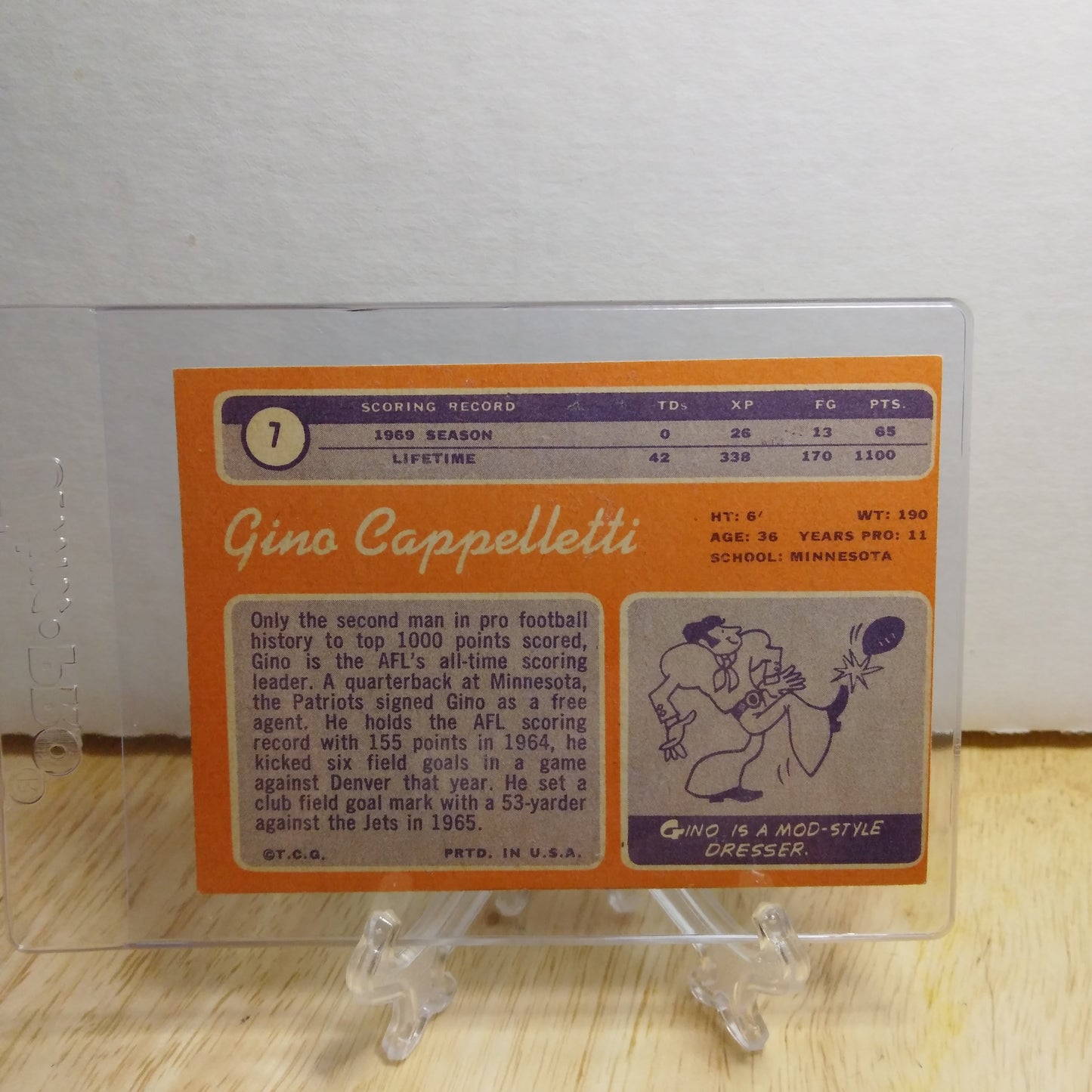 1970 Topps Gino Cappelletti #7