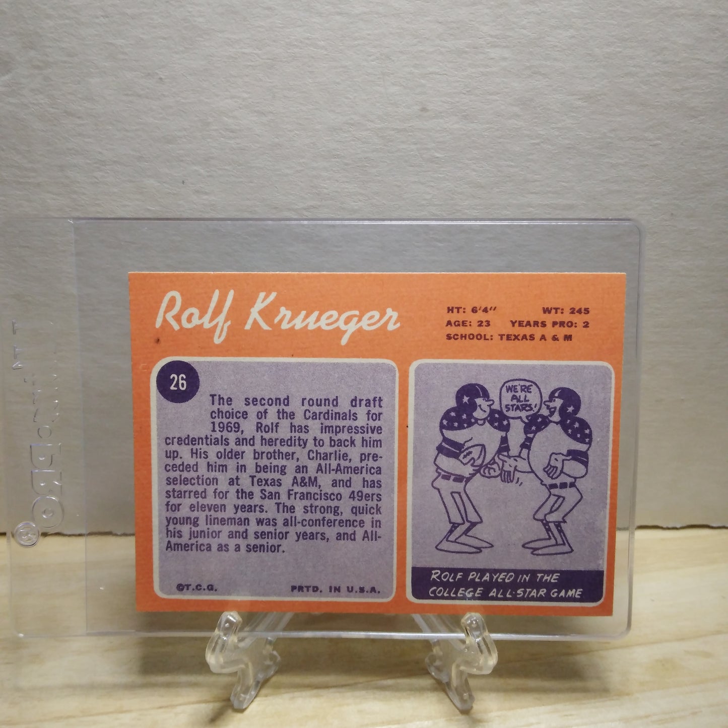 1970 Topps Rolf Krueger #26