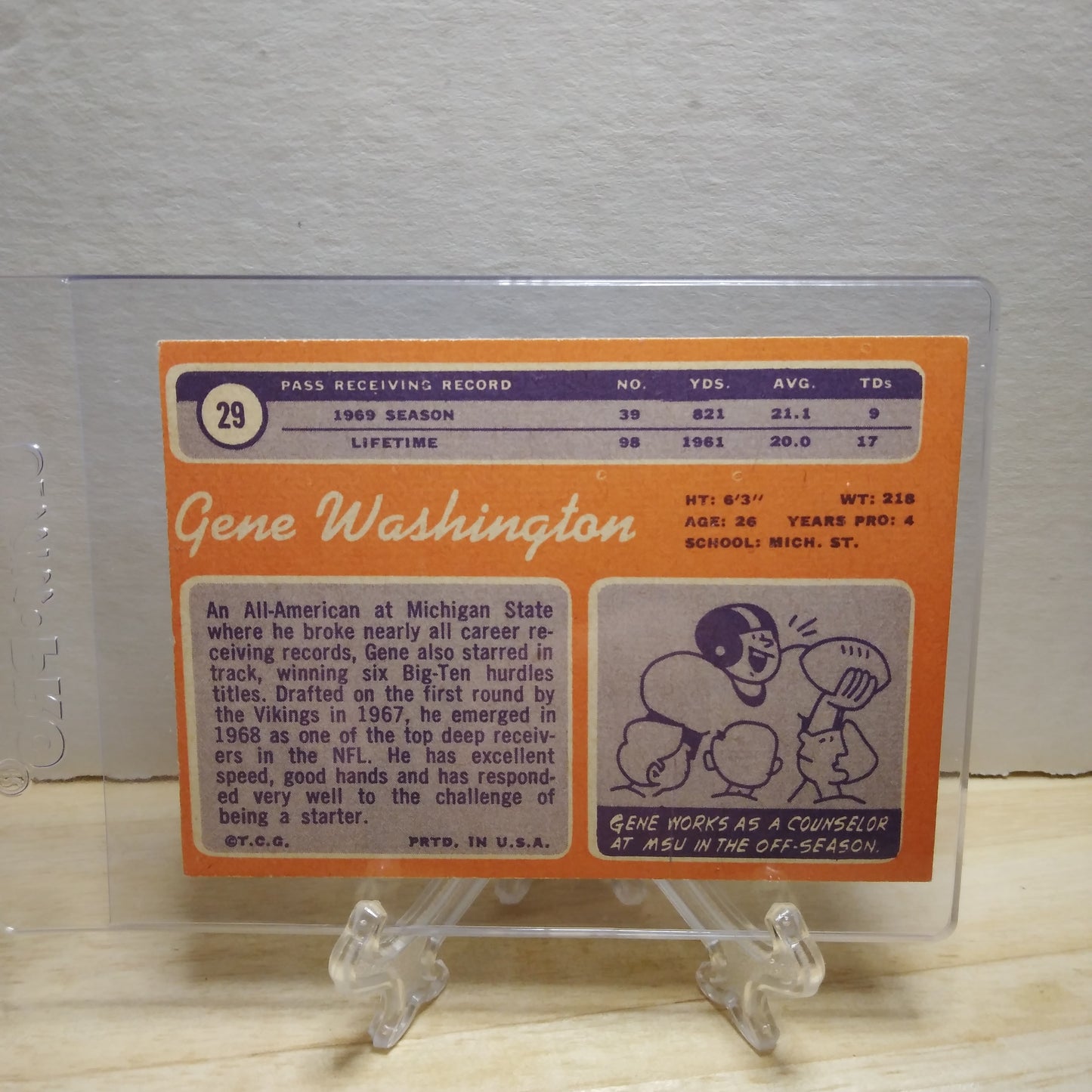 1970 Topps Gene Washington #29