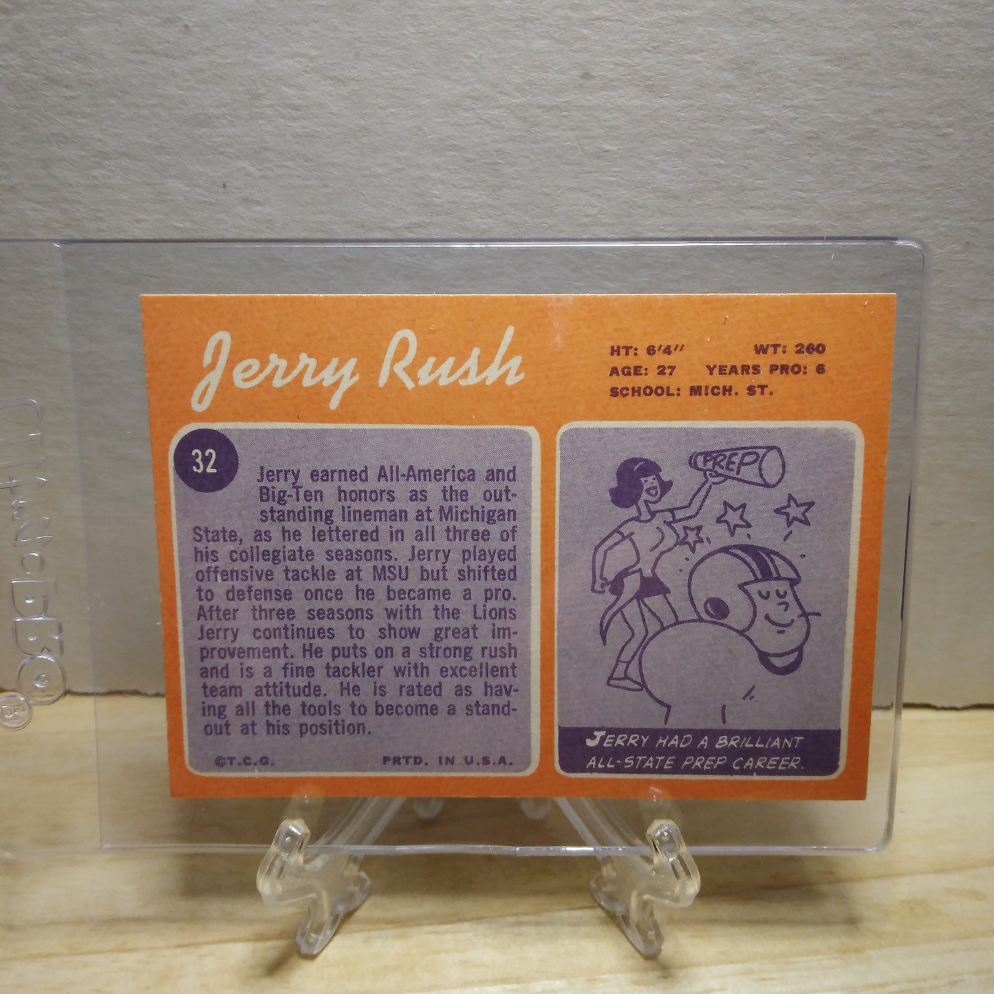 1970 Topps Jerry Rush #32