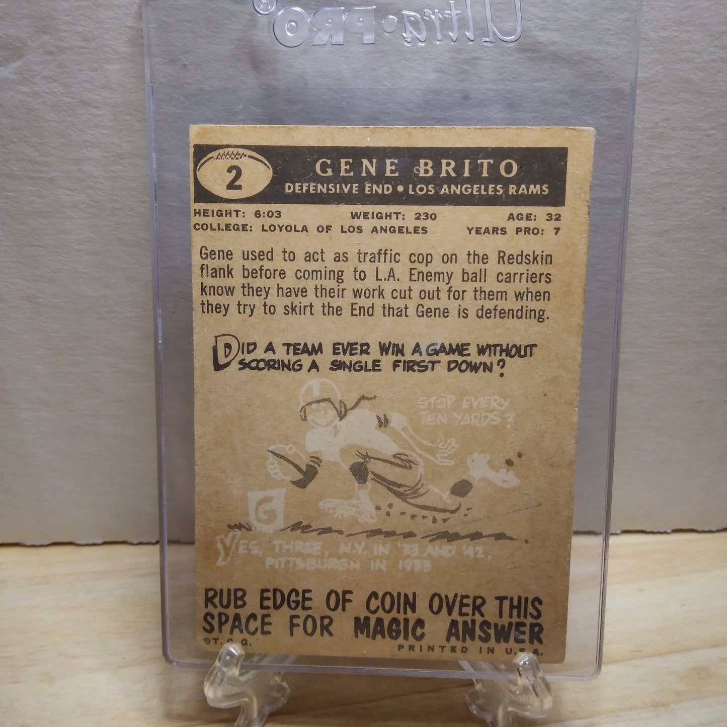 1959 Topps Gene Brito #2