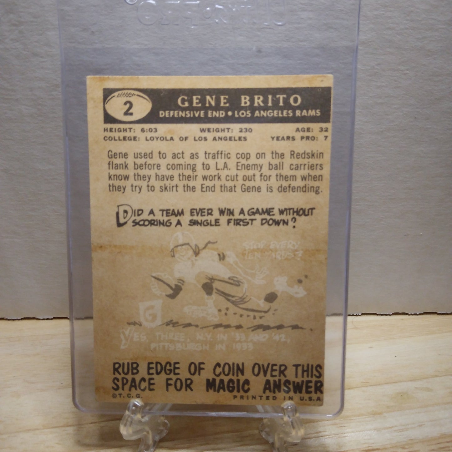 1959 Topps Gene Brito #2