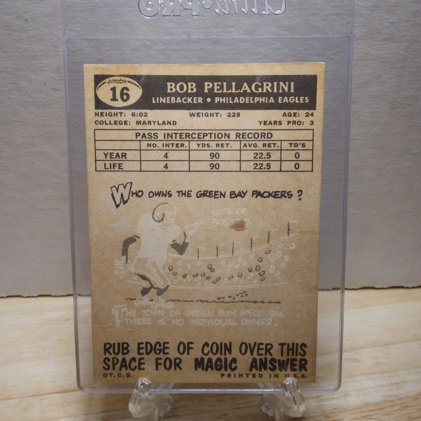 1959 Topps Bob Pellagrini #16