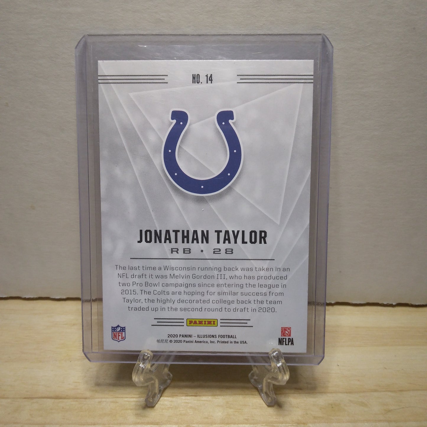 2020 Panini Illusions Jonathan Taylor Rookie Card #14